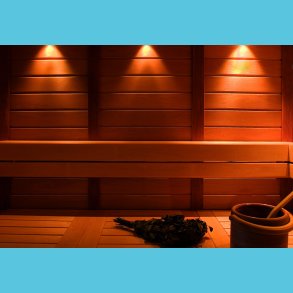 Belysning i sauna