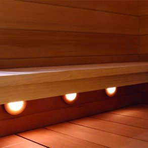 Lys under saunab&aelig;nke