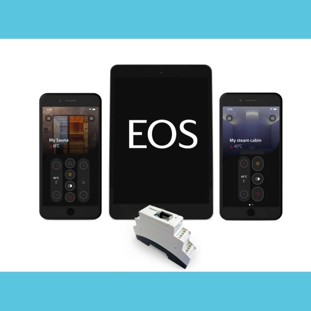 EOS SBM- App til fjernbetjening af saunaer og dampbade.