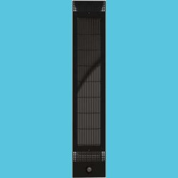 Infrar�d varmestr�ler, lang, EOS Vitae med glas front og d�mper