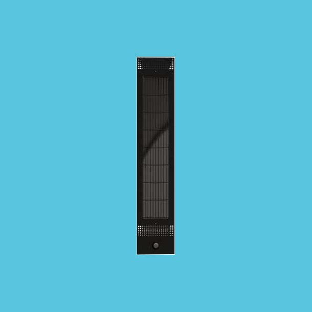 Infrar�d varmestr�ler, lang, EOS Vitae med glas front og d�mper